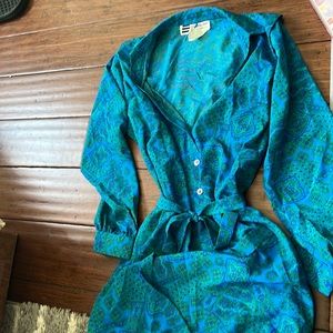 Vintage belted Dress